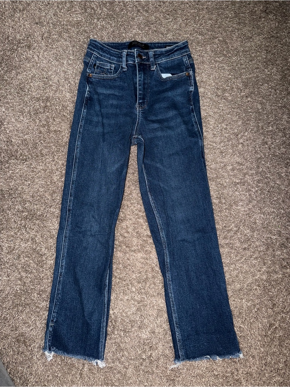 Judy Blue Straight Leg High-Rise Dark Blue Women’s tapered Jeans